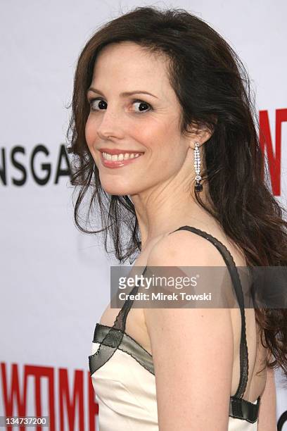 Mary-Louise Parker during "Weeds" Season Two Premiere at Egyptian Theatre in Hollywood, California, United States.