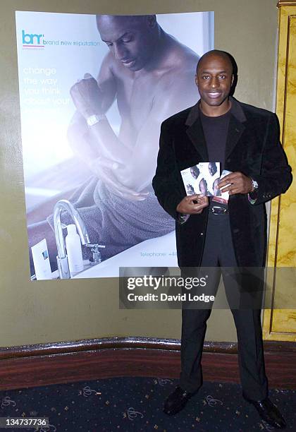 John Fashanu during "Give It Up" Concert Showcasing New British R & B Talent at Cafe de Paris in London, Great Britain.