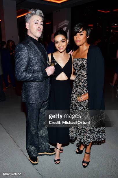 Alan Cumming, Rachel Zegler and Ariana DeBose attend the Golden Heart Awards 2021 benefiting God's Love We Deliver at The Glasshouse on October 18,...