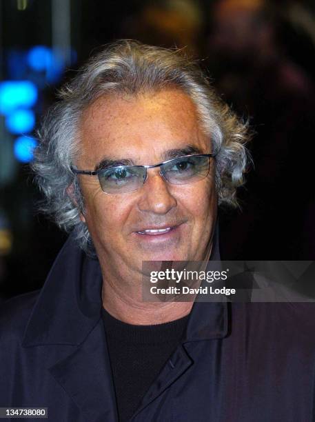 Flavio Briatore during "Bridget Jones: the Edge of Reason" Premiere - Arrivals at Odeon Leicester Square in London, Great Britain.