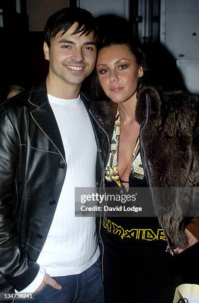 Andy Scott-Lee and Michelle Heaton during Liberty X and Friends Switch On the Lakeside Christmas Lights at Lakeside in Thurrock, Great Britain.