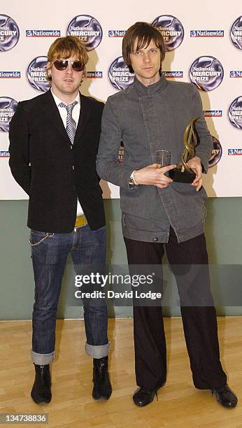 Kaiser Chiefs during Nationwide Mercury Prize - Shortlist Launch - July 19, 2005 at The Commonwealth Club in London, Great Britain.