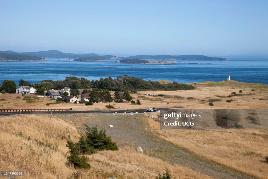 Cattle Point and Lighthouse. San Juan Island. Archipelago of San Juan Islands. State of Washington. Usa. America