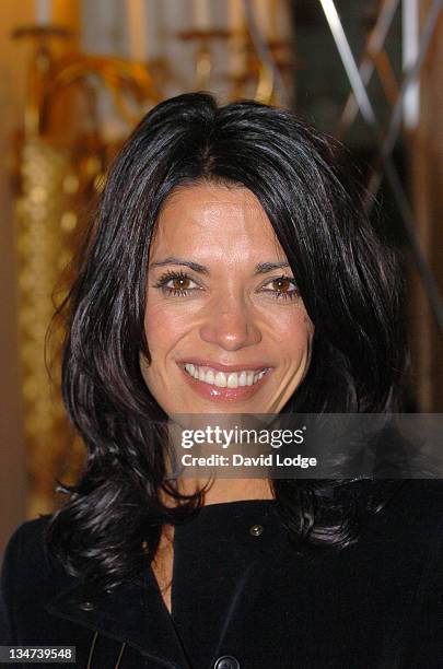 Jenny Powell during 2005 Vodafone Life Savers Awards at The Savoy River Room in London, Great Britain.
