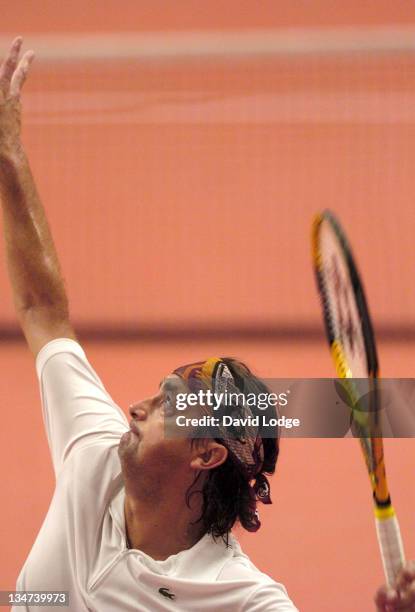 Henri LeConte during The Delta Tour of Champions - 2005 Masters Tennis - Day Two at Royal Albert Hall in London, Great Britain.