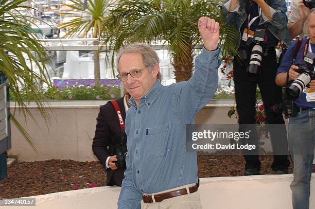 Ken Loach, director during 2006 Cannes Film Festival - "The Wind That Shakes The Barley" - Photocall at Palais du Festival in Cannes, France.