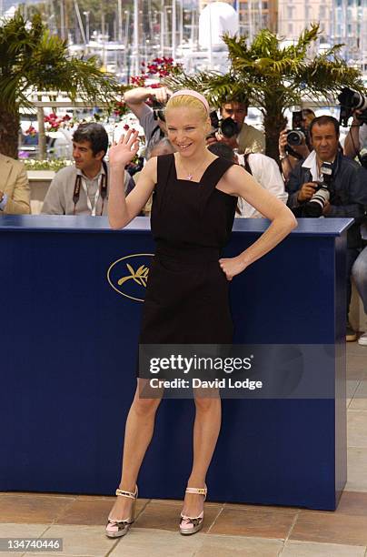 Natalie Press during 2006 Cannes Film Festival - "Red Road" Photocall at Palais du Festival Terrace in Cannes, France.