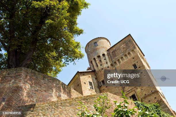 Castle. Roddi. Piedmont. Italy.