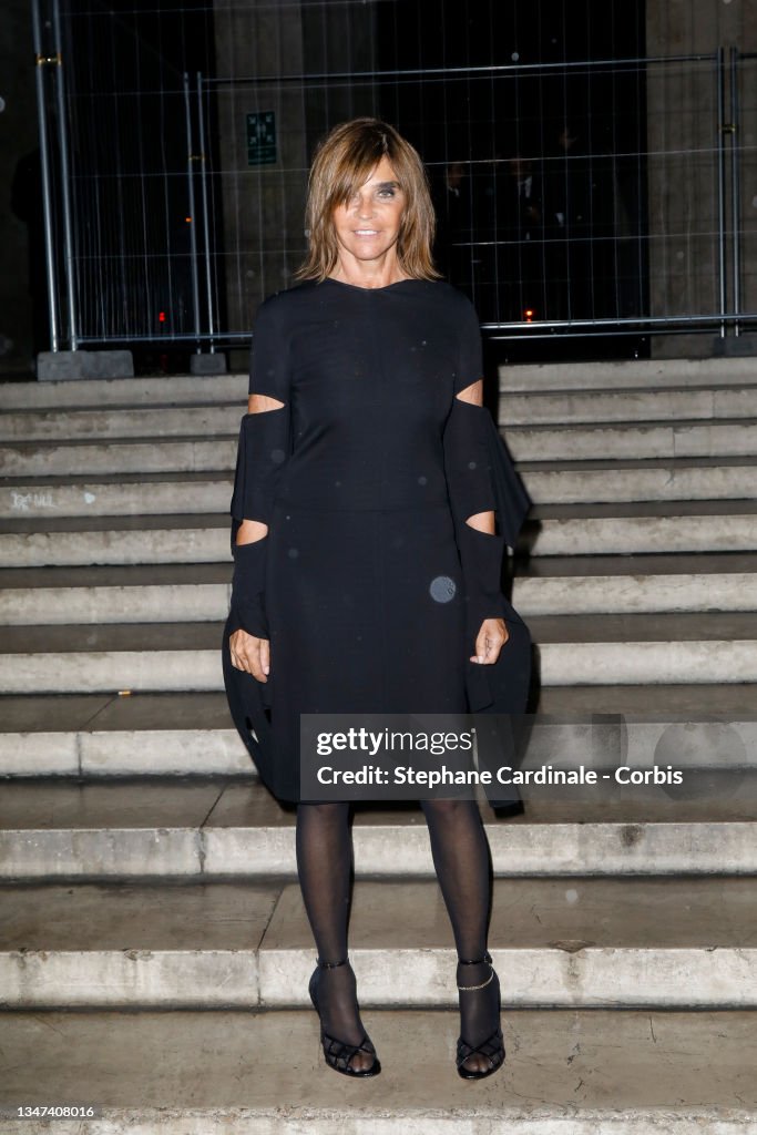 Carine Roitfeld attends the Burberry Closing Party For Anne Imhof's