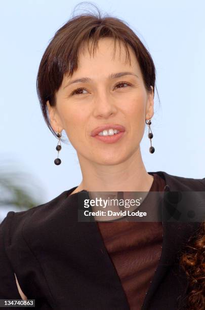 Ariadna Gil during 2006 Cannes Film Festival - El Laberinto del Fauno Photocall at Palais des Festival Terrace in Cannes, France.