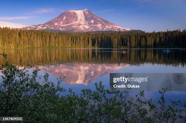 Pacific Northwest, Cascades, Gifford Pinchot National Forest,Washington, Mount Adams, Takhlakh Lake.