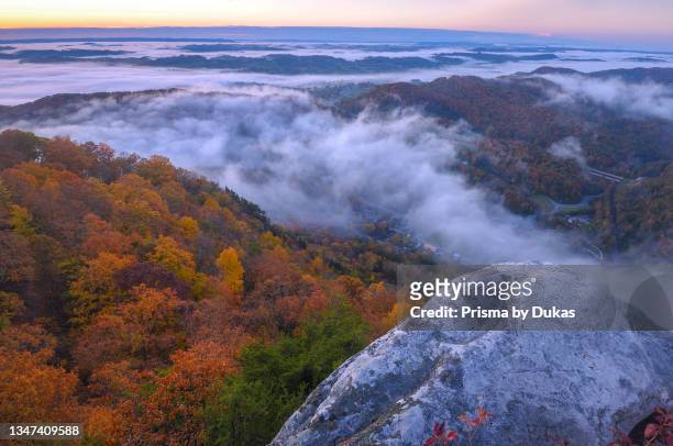 East, Virginia, Appalachian, Cumberland Gap, National Historic Park, Pinnacle Overlook,.