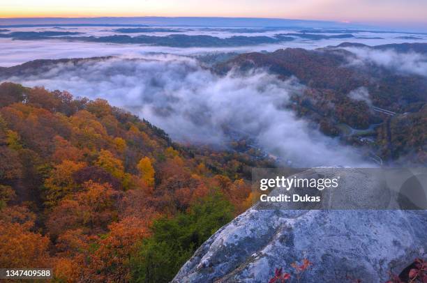 East, Virginia, Appalachian, Cumberland Gap, National Historic Park, Pinnacle Overlook,.