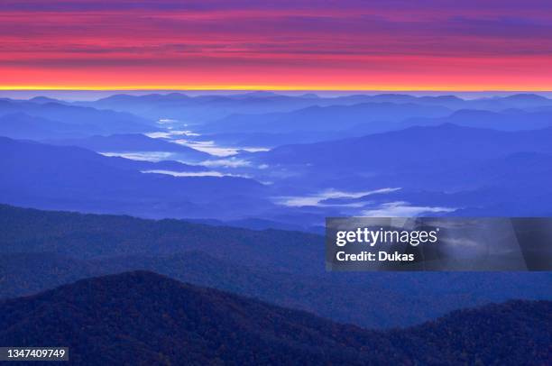 Deep South,Appalachian Mountains, North Carolina, Great Smoky Mountains , National Park, Clingmans Dome, sunrise.