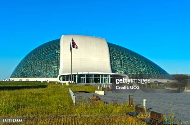 The former Georgian Parliament Building in Kutaisi, architects CMD Ingenieros, Kutaisi, Imereti, Georgia.