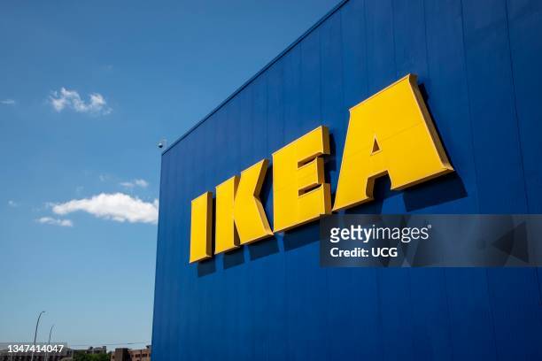 Bloomington, Minnesota, Ikea home furnishings store. Ikea is a Scandinavian chain selling ready-to-assemble furniture, plus housewares, in a...