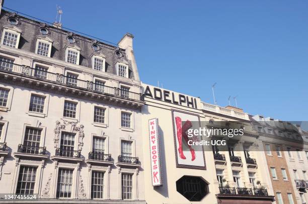 The Adelphi Theatre on The Strand playing hit musical production Kinky Boots.