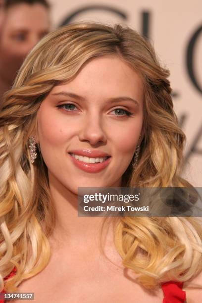 Scarlett Johansson during The 63rd Annual Golden Globe Awards - Arrivals at Beverly Hilton Hotel in Beverly Hills, California, United States.