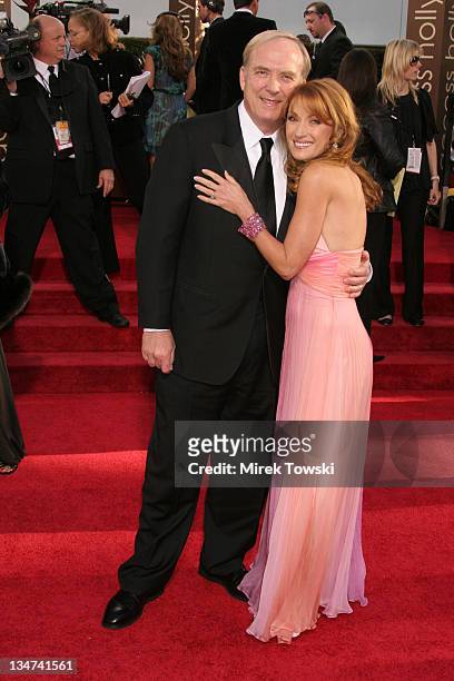 James Keach and Jane Seymour during The 63rd Annual Golden Globe Awards - Arrivals at Beverly Hilton Hotel in Beverly Hills, California, United...