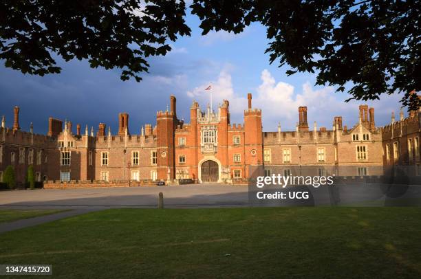 Hampton Court Palace in East Molesey in Surrey.