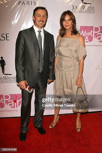 Jaclyn Smith and her husband Dr. Brad Allen during "What A Pair 4" A Celebration of Women's Duets at "Wiltern" Theatre in Los Angeles, California,...