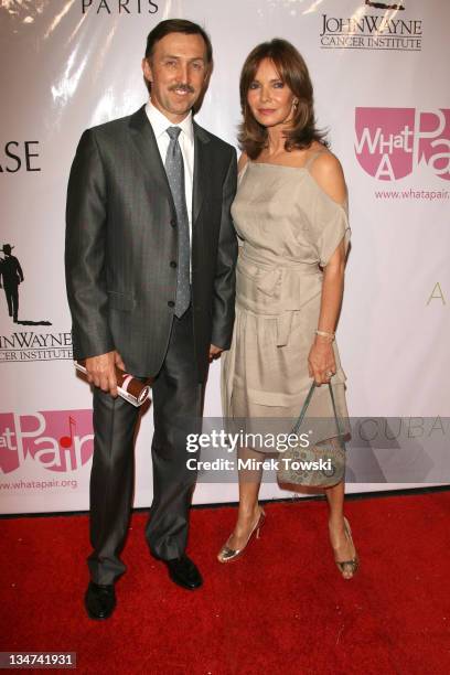 Jaclyn Smith and her husband Dr. Brad Allen during "What A Pair 4" A Celebration of Women's Duets at "Wiltern" Theatre in Los Angeles, California,...