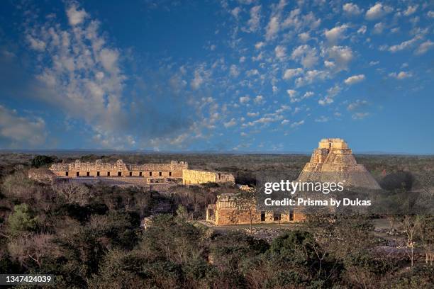 North America, Mexico , Yucatan, Maya Site, Archeological Site Uxmal, UNESCO World Heritage.
