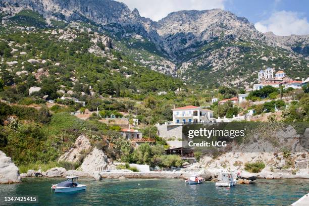 Manganitis village, Ikaria island, Aegean Sea, Greece, Europe.