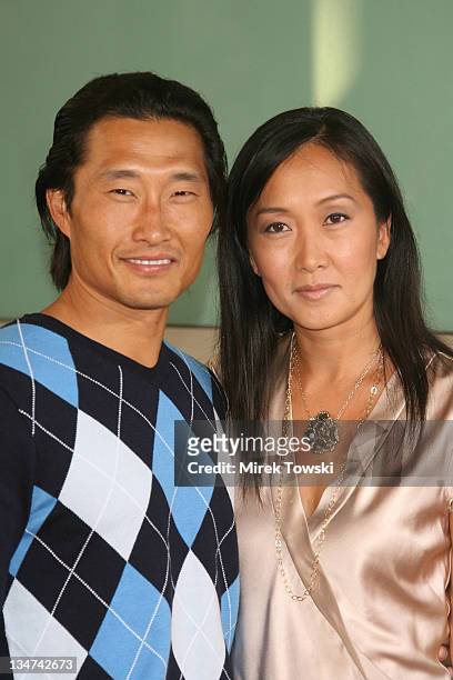 Daniel Dae Kim and his wife Mia during "The Lake House" Los Angeles Premiere - Arrivals at Arclight Cinerama Dome in Hollywood, California, United...