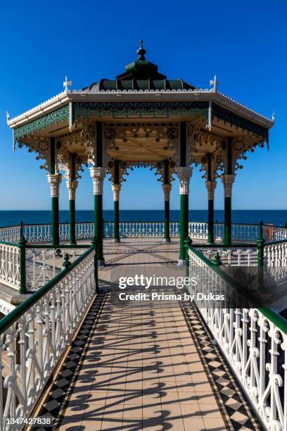 England, East Sussex, Brighton, Brighton Seafront, The Ornate Victorian Bandstand.