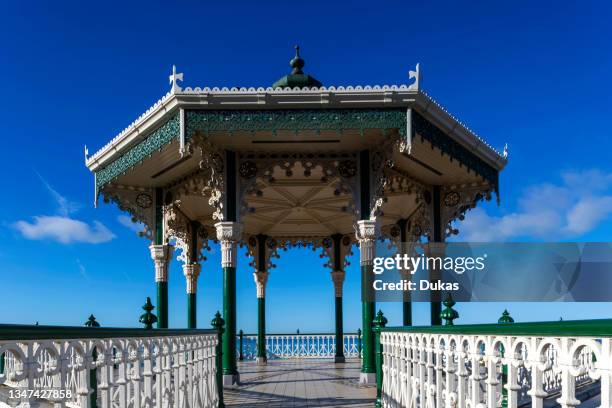 England, East Sussex, Brighton, Brighton Seafront, The Ornate Victorian Bandstand.