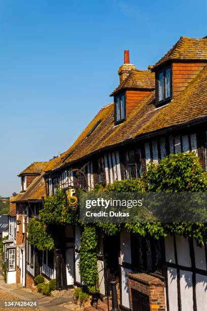 England, East Sussex, Rye, The Mermaid Inn and Mermaid Street.