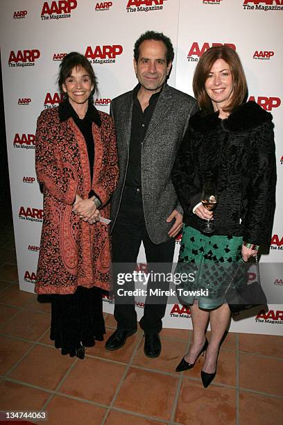 Brooke Adams, Tony Shalhoub and Dana Delany during 2006 Movies for Grown Up Awards - AARP Magazine Gala at Bel Air Hotel in Bel Air, California,...