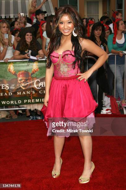 Brenda Song during "Pirates of the Caribbean: Dead Man's Chest" Los Angeles Premiere - Arrivals at Main Street USA, Disneyland in Anaheim,...