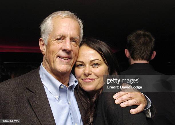 Michael Apted and Polly Walker during HBO's "Rome" London Premiere at UGC Trocadero in London, Great Britain.