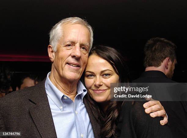 Michael Apted and Polly Walker during HBO's "Rome" London Premiere at UGC Trocadero in London, Great Britain.