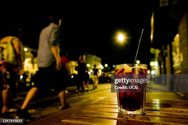 Cocktail. Movida Navigli. Milan. Italy.