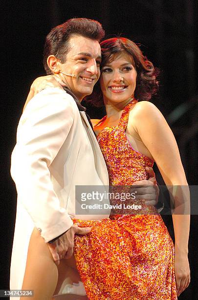Stephane Anelli as Tony Manero and Kym Marsh as Annette