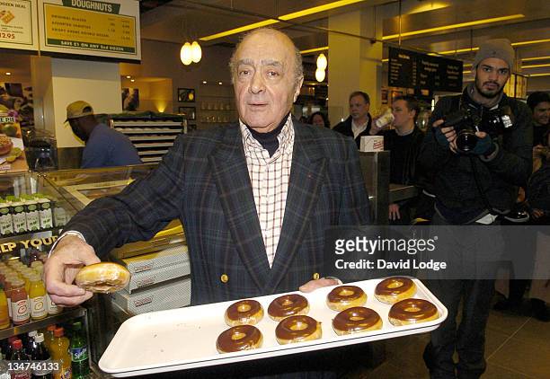 Mohammed Al Fayed during Mohamed Al Fayed Opens Harrods 102 - Photocall at Harrods 102 in London, Great Britain.
