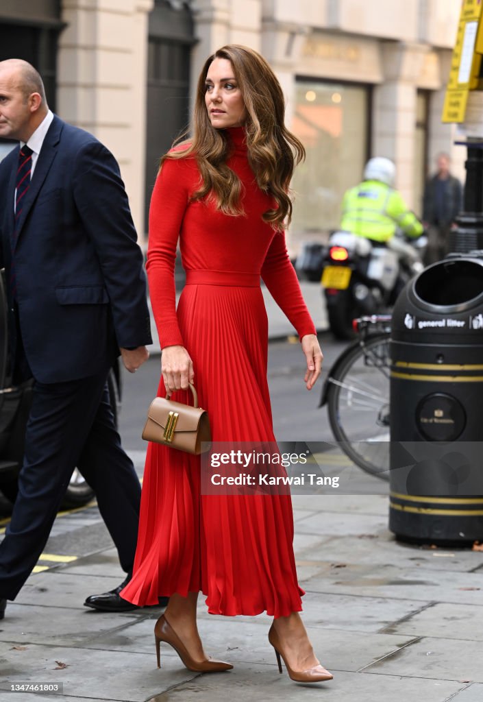 The Duchess Of Cambridge Makes Keynote Speech To Launch "Taking Action On Addiction" Campaign