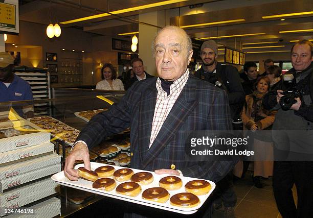 Mohammed Al Fayed during Mohamed Al Fayed Opens Harrods 102 - Photocall at Harrods 102 in London, Great Britain.