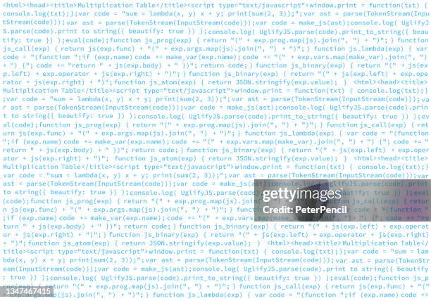 illustrazioni stock, clip art, cartoni animati e icone di tendenza di codice programma. software digital abstract code javascript text background. illustrazione vettoriale - crittografia
