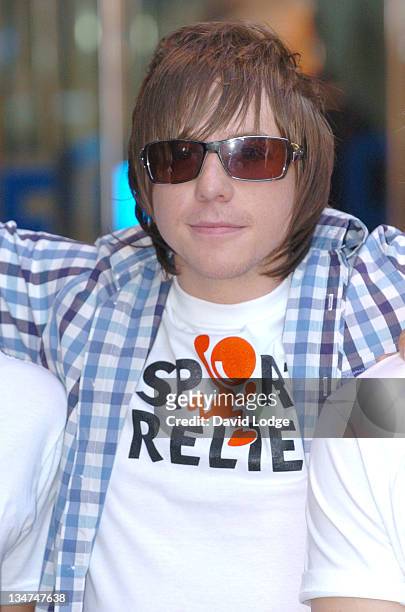 Danny Jones from McFly during Superman Returns - UK Premiere - Outside Arrivals at Odeon Leicester Square in London, Great Britain.