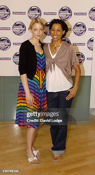 Lauren Laverne and Margarita Taylor during Nationwide Mercury Prize - Shortlist Launch - July 19, 2005 at The Commonwealth Club in London, Great...