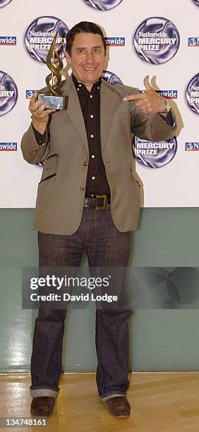 Jools Holland during Nationwide Mercury Prize - Shortlist Launch - July 19, 2005 at The Commonwealth Club in London, Great Britain.