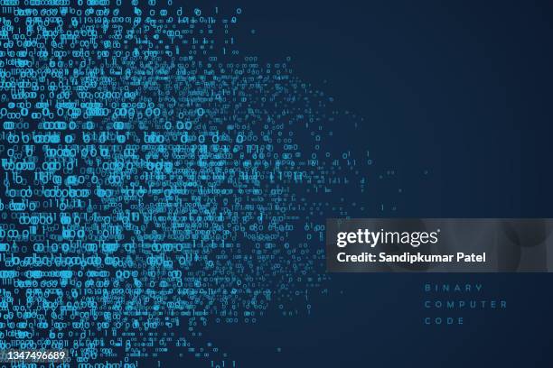 stockillustraties, clipart, cartoons en iconen met abstract binary background for hackathon and other digital events. - money and techology