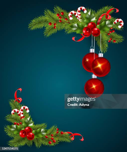 christmas decoration - berry stock illustrations