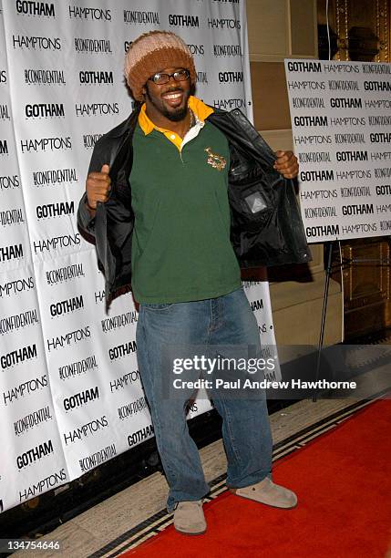 Dhani Jones during Kim Cattrall Hosts the Star-Studded Anniversary Celebration of Gotham and LA Confidential Magazines  Arrivals at Gotham Hall in...