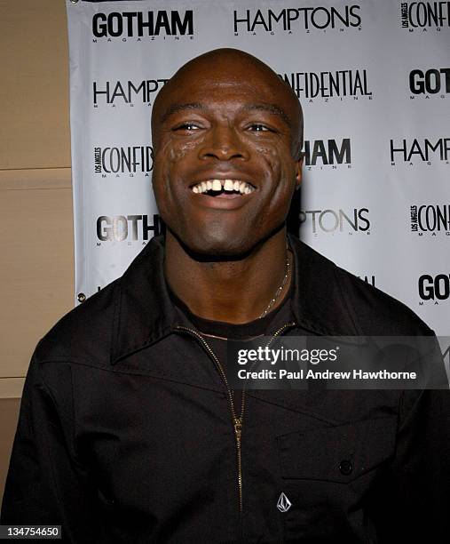 Seal during Kim Cattrall Hosts the Star-Studded Anniversary Celebration of Gotham and LA Confidential Magazines  Arrivals at Gotham Hall in New York...