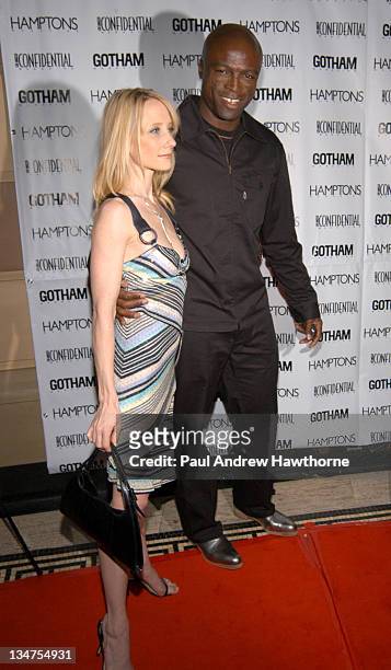 Anne Heche and Seal during Kim Cattrall Hosts the Star-Studded Anniversary Celebration of Gotham and LA Confidential Magazines  Arrivals at Gotham...